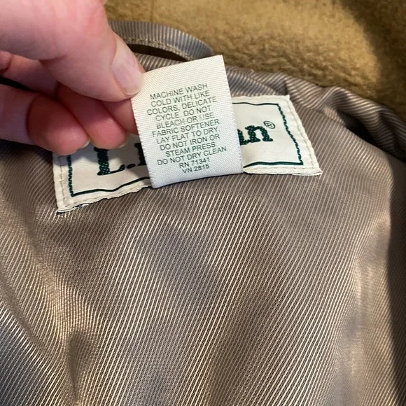 Vintage LL Bean Wool Swing Coat with Hood - Picture 13 of 16